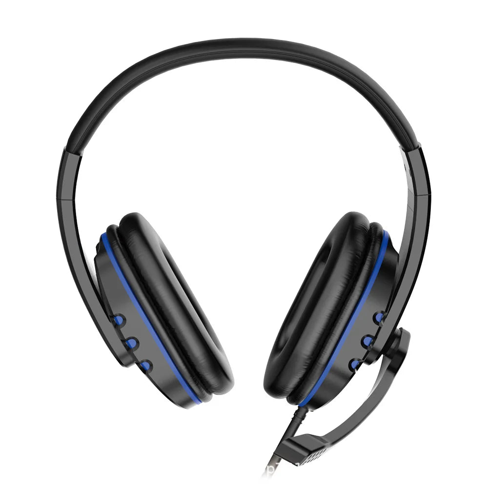 Kopfhörer 3,5mm Kabelgebundenes Gaming Headset Ohrhörer Musik für PS4 Playstation 4 Spiel PC Chat Computer mit Mikrofon