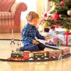 Elektrischer Spielzeugzug, Auto, Eisenbahn, Dampflokomotive, Druckgussmodell, Lernspiel, Kinderspielzeug und Jungen-Spielzeug