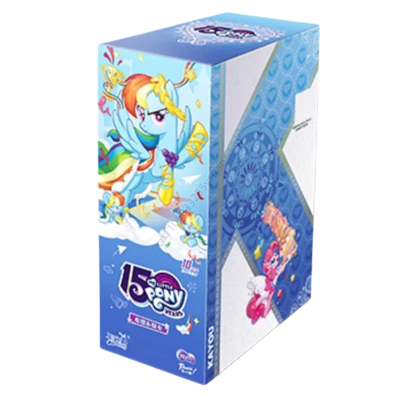 KAYOU Genuine My Little Pony Karte Freundschaft für immer Karten Star Pack Wunderschöne vergoldete Prinzessinnenkarten Sammelkarten Spielzeug Geschenke