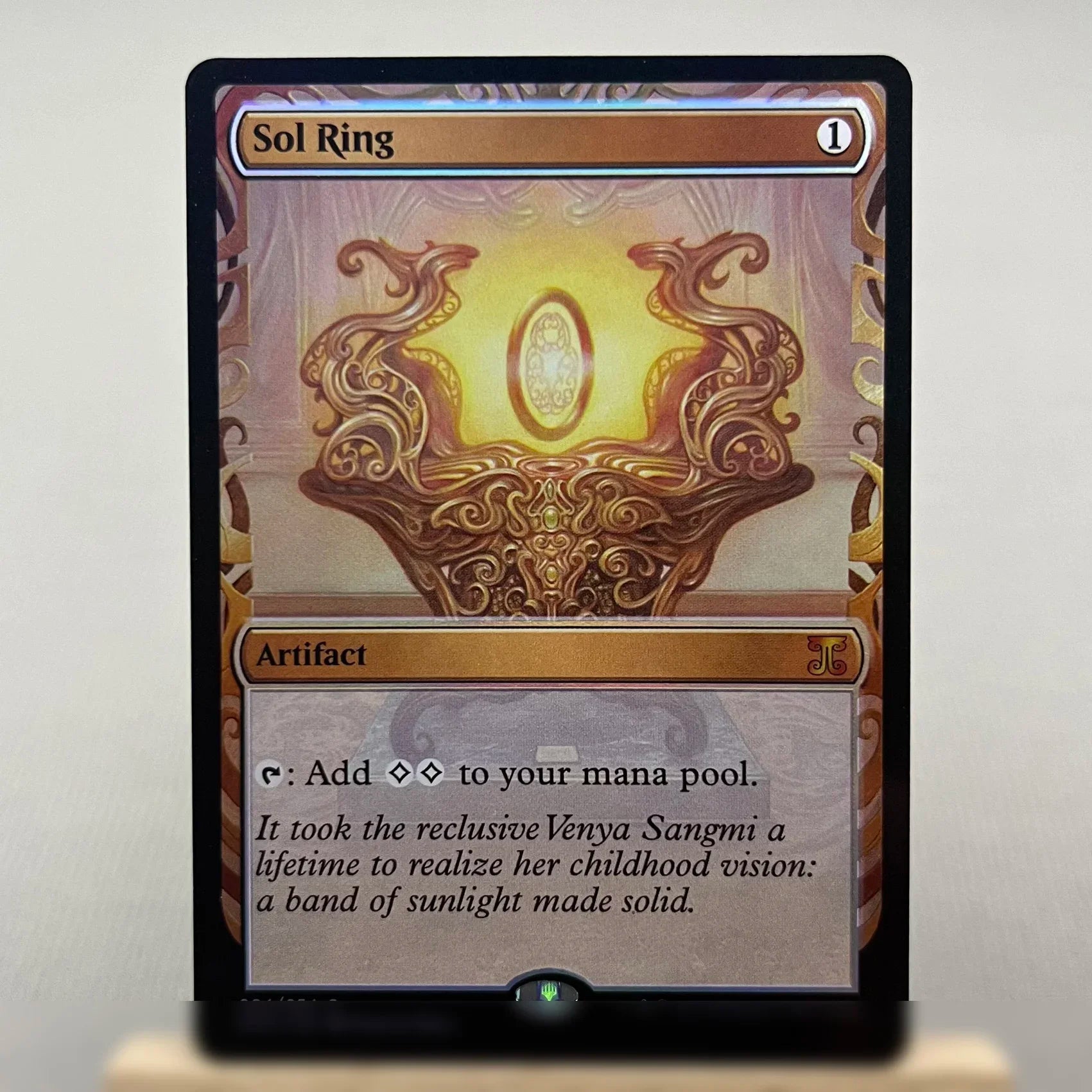 MPS FOIL2-02 TCG-Karten für das Spielen zu Hause: Magische Proxy Sol Ring, Lotus Petal, The Oblivion Stone, Extraplanar Lens, Noxious Gather