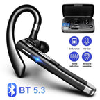 YYK-520 Kabellose Kopfhörer Business Bluetooth 5.3 Ohrhörer Freisprechanruf Mikrofon Geräuschunterdrückung Headset In-Ear-Kopfhörer zum Autofahren