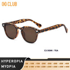 O-Q CLUB Retro Runde Herrensonnenbrille Damen Sonnenbrille Frau UV400 Lunette Zonnebril Dames Polarisierte Gläser Mann Brille Vintage