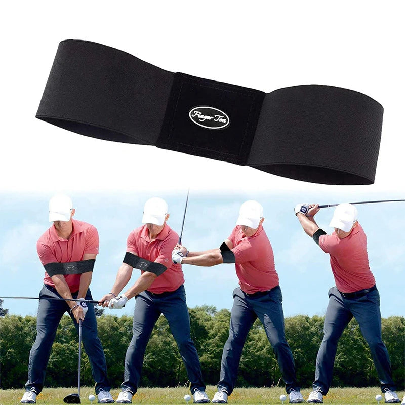 Professioneller elastischer Golfschwung-Trainer Armgurt Geste Ausrichtungstrainingshilfe für Outdoor-Sportarten Golfsportzubehör Zweitbild