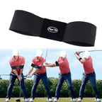 Professioneller elastischer Golfschwung-Trainer Armgurt Geste Ausrichtungstrainingshilfe für Outdoor-Sportarten Golfsportzubehör