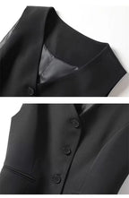 Frühling Sommer Koreanische Mode Weste 2025 Neue Damen Kurze Mode V-Ausschnitt Ärmellose Freizeit Blazer Weste Mäntel Weibliche Oberteile