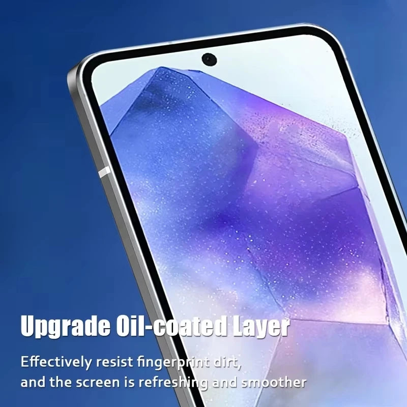 HD-Displayschutzfolie für Samsung A57 A17 A16 A56 5G A55 A36 A35 A26 A24 A15 A14 A13 A12 A71 A72 A73 Staubfreie einfache Installation Glas