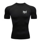 Neues Kompressions-Lauf-T-Shirt für Herren, Kurzarm, Fitnessstudio, Training, Sportbekleidung ZY00139