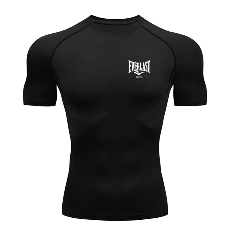 Neues Kompressions-Lauf-T-Shirt für Herren, Kurzarm, Fitnessstudio, Training, Sportbekleidung ZY00139