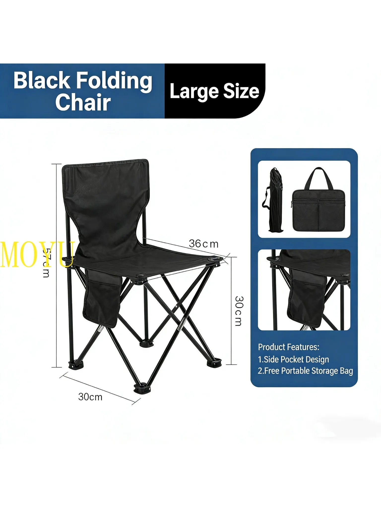 Tragbarer Angelhocker Strand Robuster Stuhl Ultraleichter Camping Picknickstuhl Klappbarer Hocker Angelbank für Outdoor