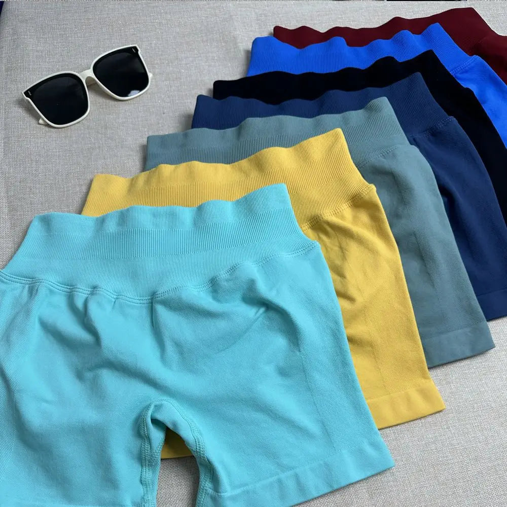 2026 NEW Running Sports Shorts Women Buttock Lift Leggings Women Cycling Slim Fit Workout Shorts High Waist Yoga Shorts