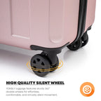 YONSLY Hartschalenkoffer 20/24/28 Zoll mit TSA-Schloss YKK-Reißverschluss 4 leise 360°-Rollen Netzfach Trolley Rollgepäck Handgepäck Koffer für Geschäftsreisen, Urlaube, Familienausflüge und Wochenendtrips