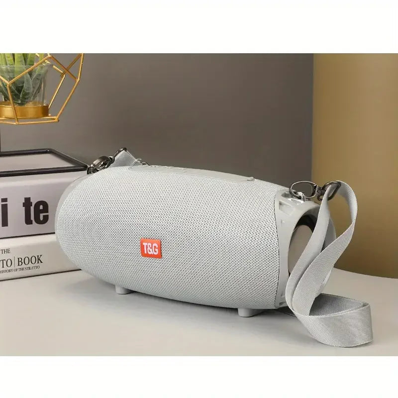 Tragbarer kabelloser Stereolautsprecher TG534 mit zwei Lautsprechern, TWS-Stereo-Freisprechfunktion/UKW/TF-Karte/U-Disk, Verbindung mit Mobiltelefon/Ta