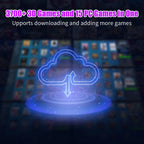 3760+ 3D/AAA-Spiele für PS4/PS3/PS2/Switch/WII/WIIU/N64/DC etc. Tragbare 500GB Launchbox Externe Gaming-Festplatte für Windows PC
