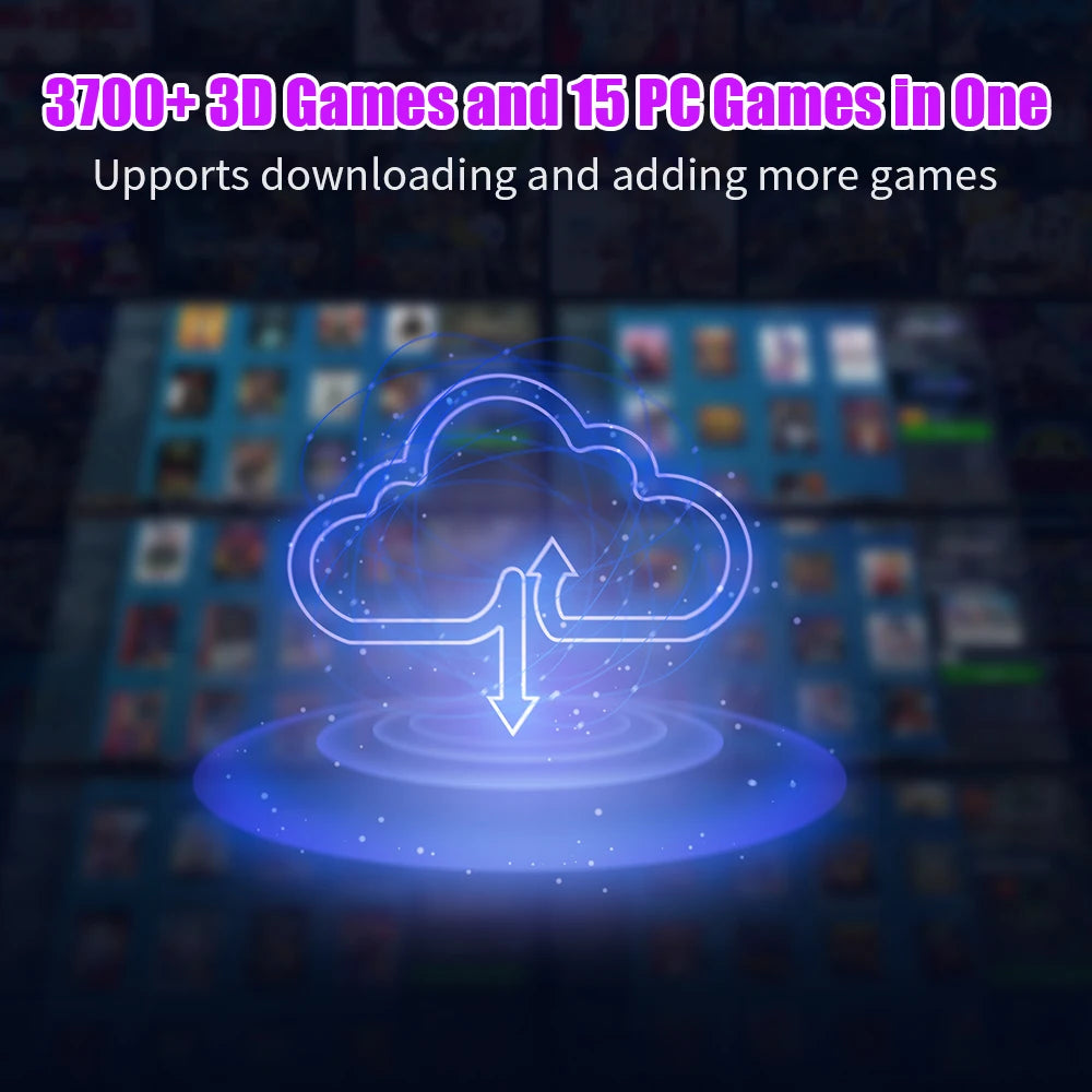 3760+ 3D/AAA-Spiele für PS4/PS3/PS2/Switch/WII/WIIU/N64/DC etc. Tragbare 500GB Launchbox Externe Gaming-Festplatte für Windows PC