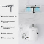 AIKE Airblade Wasserhahn Händetrockner Automatische Bad Händewasch- und Trockenmaschine Waschraum Armaturen Luft Wasserhahn Leistungsstarker Händetrockner
