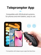 Ulanzi RT02 Universal-Teleprompter Prompter DSLR-Kamera Smartphone Tablet Laptop-Teleprompter Live-Streaming Videoaufnahme