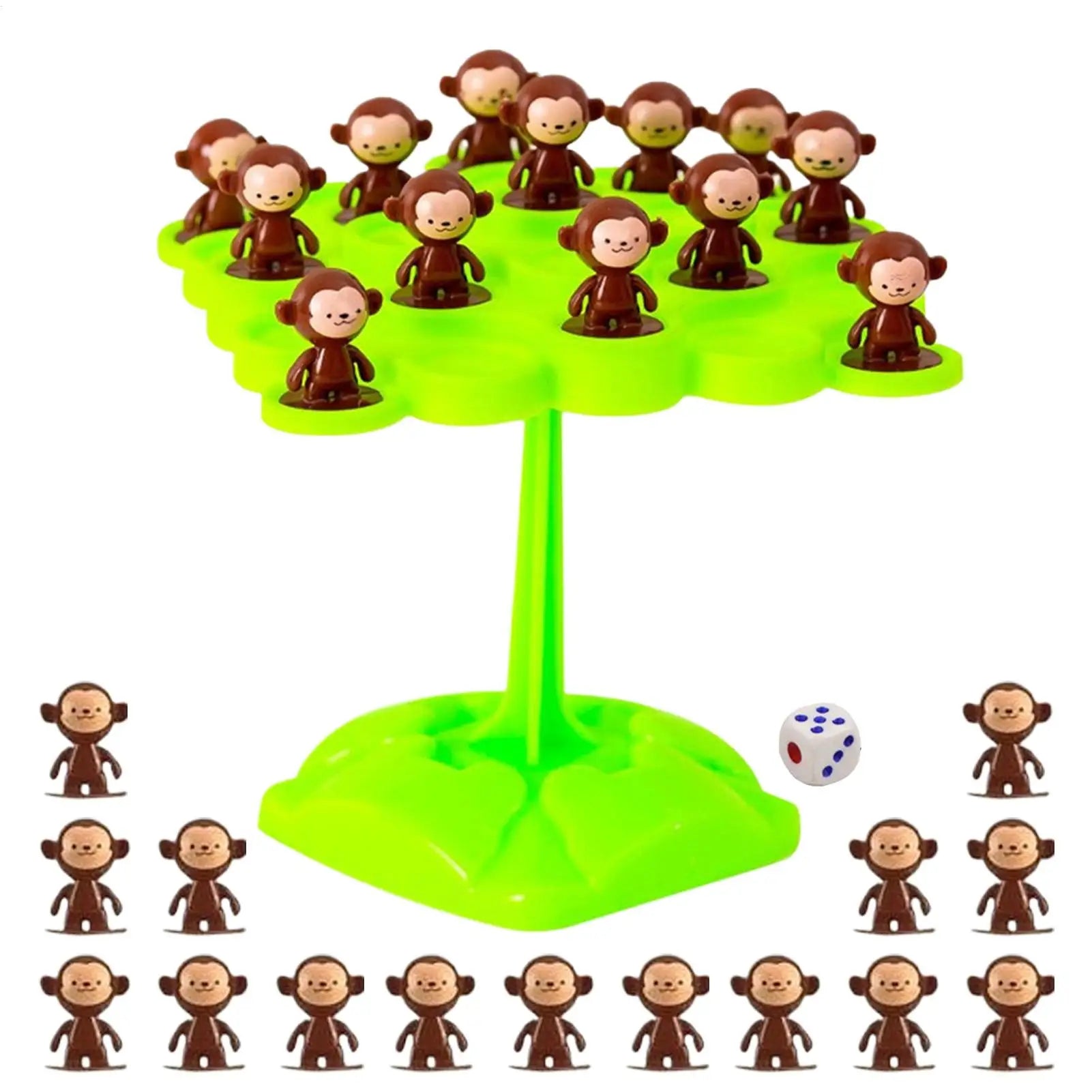 1 Stück Balancing Tree Spielzeug Digital Affenwaage Pädagogisches Zahlenbrettspiel Kinder Lernspielzeug Montessori Mathe Spielzeug Hauptbild