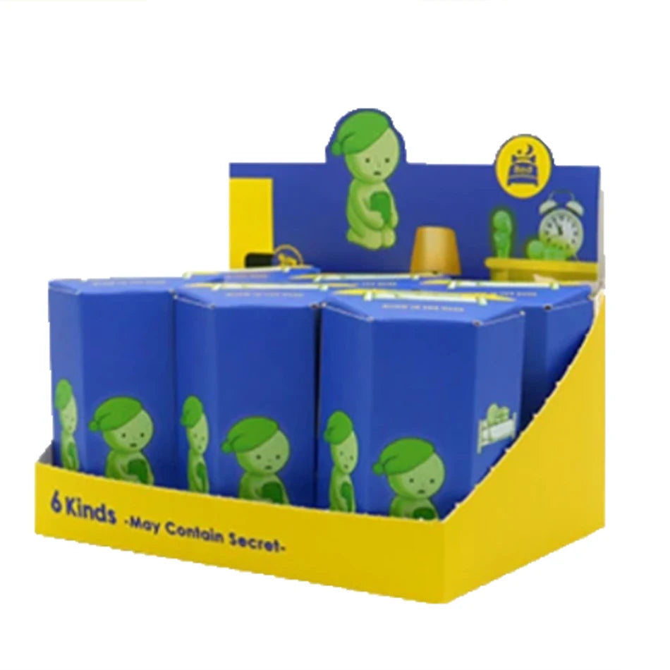 Eine Serie von Nachtleuchtenden Grünen Puppen Blind Mystery Box Actionfiguren Dekoration Desktop-Modell Spielzeug als Überraschungsgeschenk