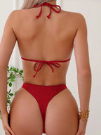 Sexy Micro Bikini 2026 Damen Ketten Badeanzug Damen Bademode Tanga Bikini Set Brasilianischer Zweiteiler Badeanzug Strandbekleidung Bademode