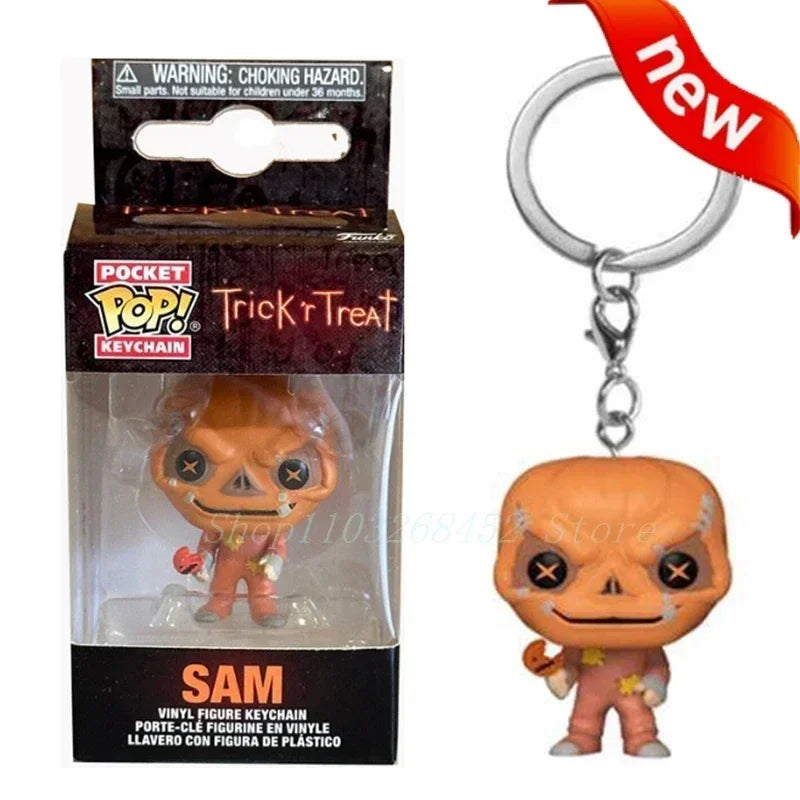 2026 Funko Schlüsselanhänger Ranger Rot Blau Pink Minion Kevin Otto Stuart Spider Spot Vash Ahsoka Inuyasha Homer Sam Sally Figuren Spielzeug