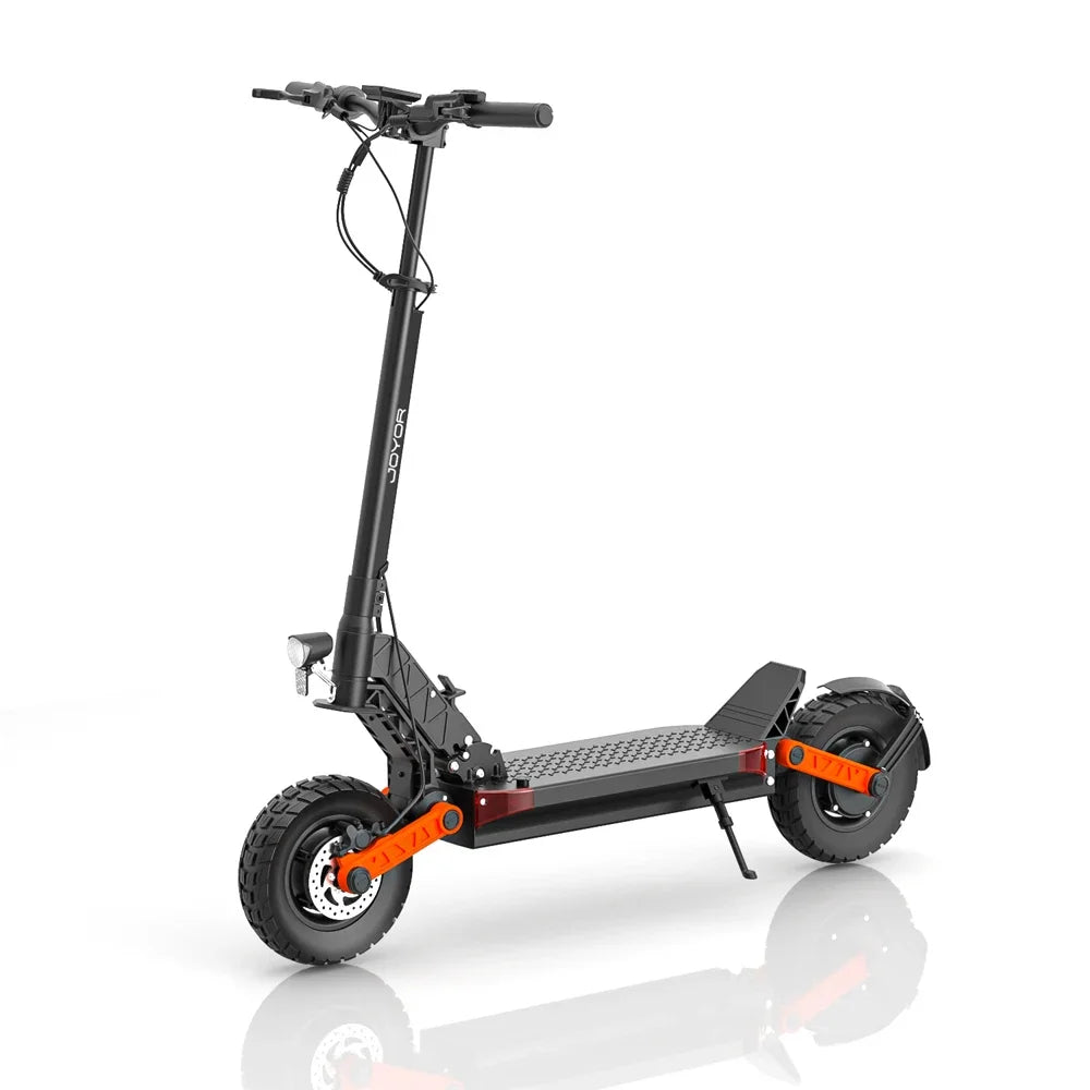 JOYOR S10-S-Z E-Scooter 60V 18Ah Doppelmotor 2000W 10 Zoll Reifen Erwachsenen E-Scooter Schwarz Höchstgeschwindigkeit 65km/h Reichweite 70-85km