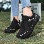 Unisex Wide Width Hiking Shoes Breathable Mesh Outdoor Trekking Sneakers Anti Slip Rubber Sole Walking Trainers Summer Autumn