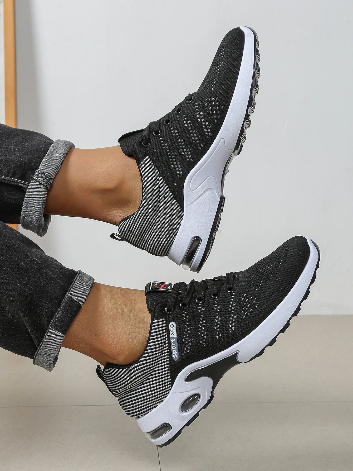 Herrenschuhe Mode Super Atmungsaktive Schnür-Laufschuhe – Rutschfest, langlebig und kissenweich – Herren Mode-Sneaker