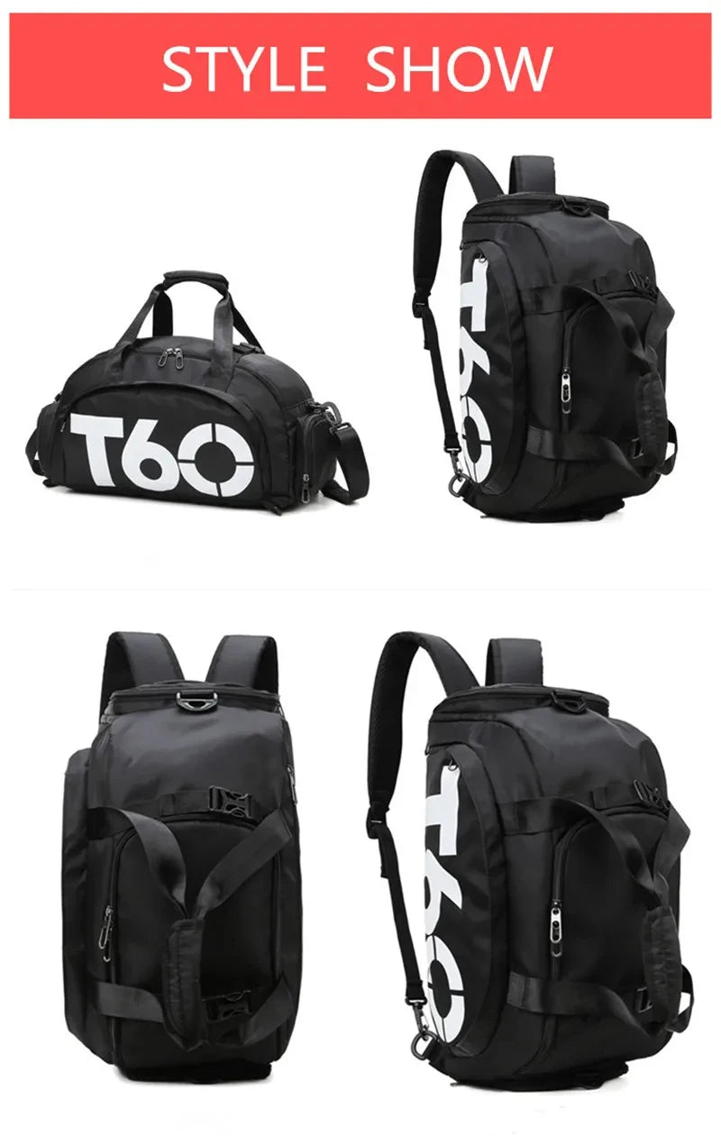 Sporttasche Wasserdichte Fitnesstasche Sport Herren Damen Tasche Outdoor Fitness Tragbare Taschen Ultraleicht Yoga Sport Großer Reise-Rucksack