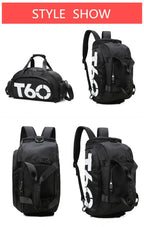 Sporttasche Wasserdichte Fitnesstasche Sport Herren Damen Tasche Outdoor Fitness Tragbare Taschen Ultraleicht Yoga Sport Großer Reise-Rucksack
