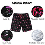 DATIFER Herren Sport-Badeshorts im neuen Stil Polyester-Druck Fitness-Badehose Surfen Badehose Badebekleidung