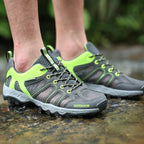 Spring Summer Men Women Outdoor Sneakers Trekking Hiking Shoes Sports Trail Running Shoes Thick Soles Sales Promotion Discount
