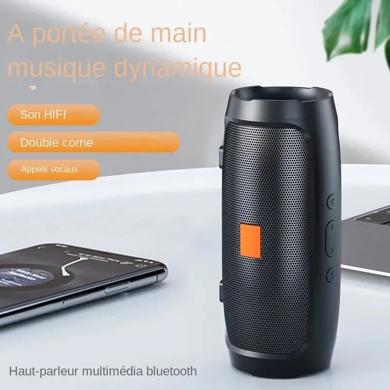 Lenovo TF USB Bluetooth Funklautsprecher Tragbarer Stereo-Doppellautsprecher für den Außenbereich mit FM-Stimme und Subwoofer