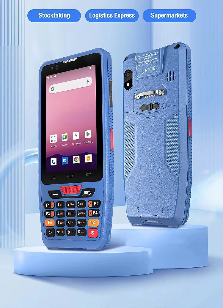IP67 4 Zoll wasserdichter robuster Industrie-PDA Handheld Android PDA Tragbares Datenterminal NFC Datensammler für Inventur