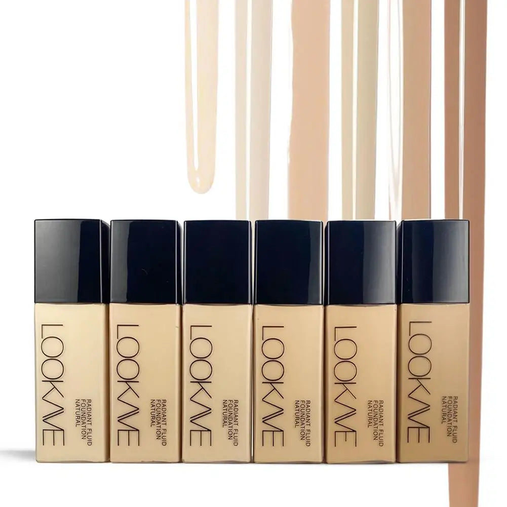 1 Stück flüssige Foundation, langanhaltend, volle Deckkraft, mattierende Creme, CC Foundation Make-up Concealer, natürliche flüssige Basis, feuchtigkeitsspendend