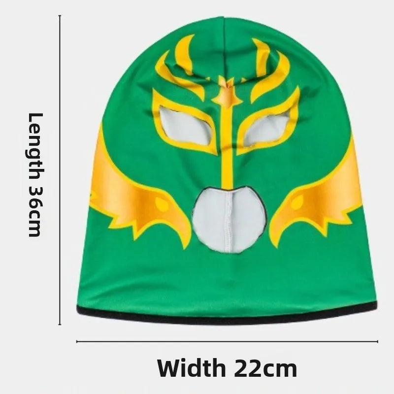 Boxmaske Wrestling Maske Elastische Milchseidenmaske Lycra Stoff Print Halloween Party Kostüm Partymaske
