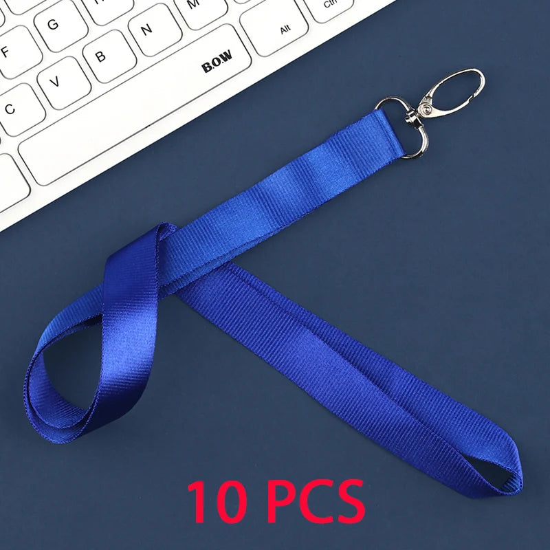 10 Pcs/lot Custom logo lanyard Neck Rope Keychain Personal Print With My Logo Company Name Wholesale of customized Landyard
