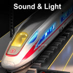 1:60 Maßstab FuXing Hochgeschwindigkeitszug Spielzeugauto Modell Sound Licht Fernbedienung Elektrische Simulation Zugmodelle Ornamente Geschenke