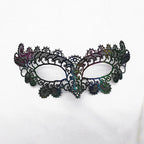 Neue Damen Hollow Lace Gesichtsmaske Maskerade Sexy Cosplay Abschlussball Party Requisiten Kostüm Maske Nachtclub Halloween Schwarze Augenmaske