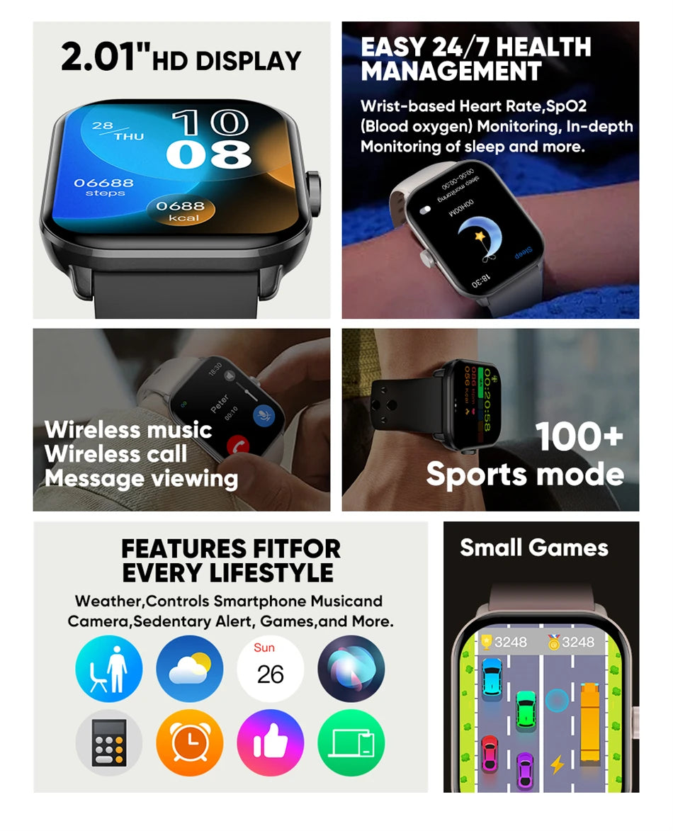 For Xiaomi Watch 5 Smart Watch Men HD AMOLED Screen Heart Rate Bluetooth Calling GPS Tracking Waterproof Sports SmartWatch Women