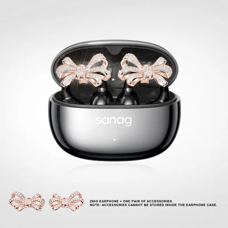 Sanag Z60S Ohrclip-Kopfhörer OWS HiFi-Sound Open-Ear-Ohrhörer Audífonos Bluetooth Kabellose Kopfhörer Flash-Sale Headset