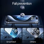 SmartDevil 2 Stück Displayschutzfolie für Vivo X200 Pro Mini X300 HD Anti-Blaulicht Gehärtetes Glas Nicht vollflächig Anti-Fingerabdruck