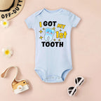 Mein erster Zahn Strampler Baby Body Baby Outfit Babyparty Geschenk Kinder Schwangerschaftsgeschenk für Mama