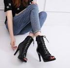Damen Party Stiefel 2020 Damen Sexy Stilettos High Heels Schuhe Damen Latein Tanzschuhe Latein 2020 Für den Ballsaal
