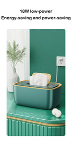 DMWD Electric Baby Wet Tissue Dispenser Paper Case Napkin Heating Storage Box Warmer Temperature Control Thermostat Wipes Heater
