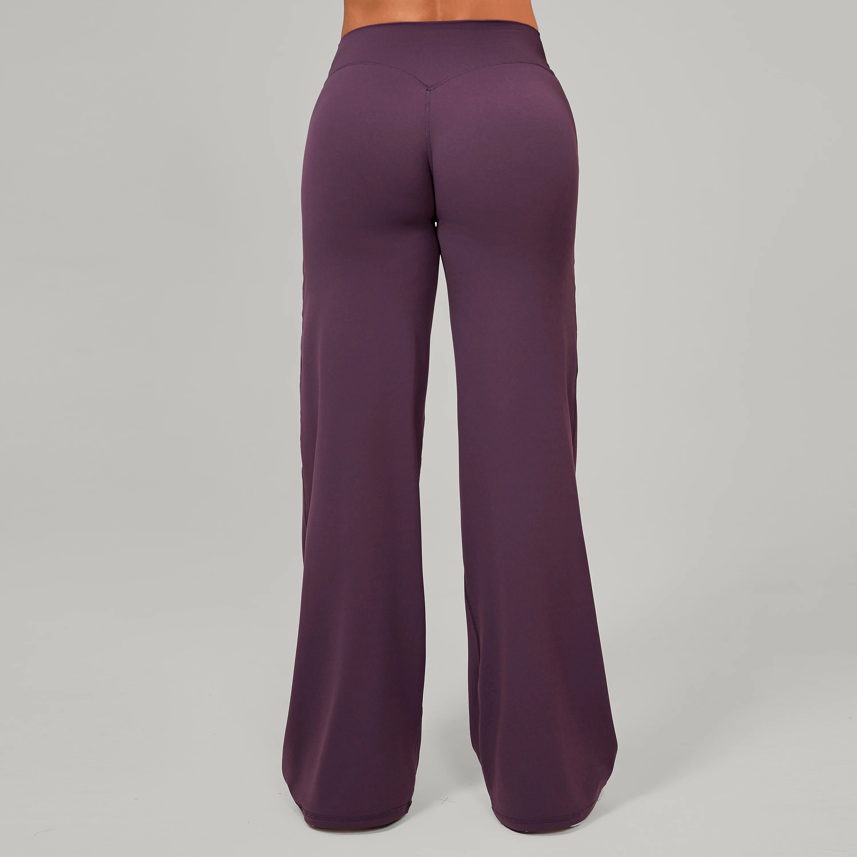 Damen gerade Yoga-Leggings weicher, dehnbarer Stoff Damen-Yogahosen GYM Schweißableitende Eigenschaften Lauf-Sport-Hosen