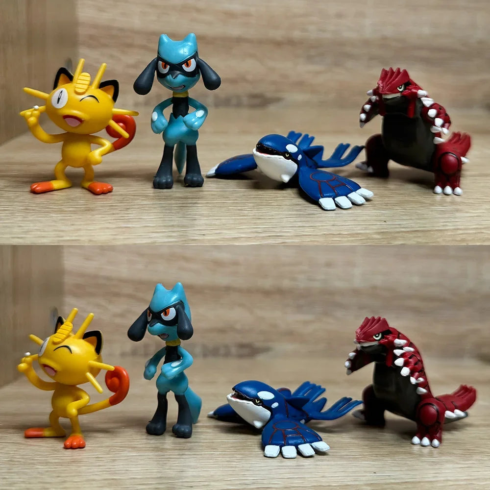 Pokémon Actionfigur Pikachu Spielzeug Glumanda Schiggy Bisasam Taschenmonster Kleine Figur Kindergeschenk