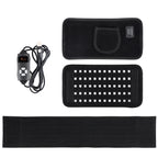 25x13.5cm 60 LEDs 660nm Rotlicht-Infrarotgürtel 850nm Rücken Fettverbrennung Wickel Schlankheitsmaschine Taillen-Timing-Pad für Muskel-Hautpflege