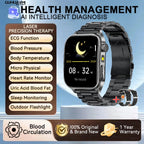 2026 Neue Gesundheits-Smartwatch Lasertherapie Reduziert Drei Hochs Blutsauerstoff Blutdruck Harnsäure Blutfette EKG-Smartwatch Für Herren