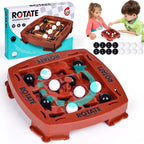 Logik-Schach-Schienenspiel, Lernspielzeug, Schienenschachspiel, Vier-Gewinnt-Spiel, lustiges 2-Spieler-Puzzle-Brettspiel-Set für den Tisch