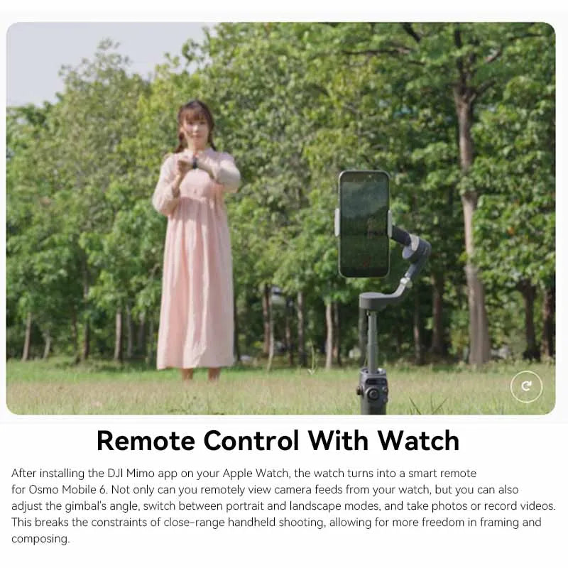 DJI Osmo Mobile 6/7/7P/8 Handheld Gimbal 3-Achsen-Stabilisierung ActiveTrack 5.0 integrierte Verlängerung Rot Originalmarke auf Lager